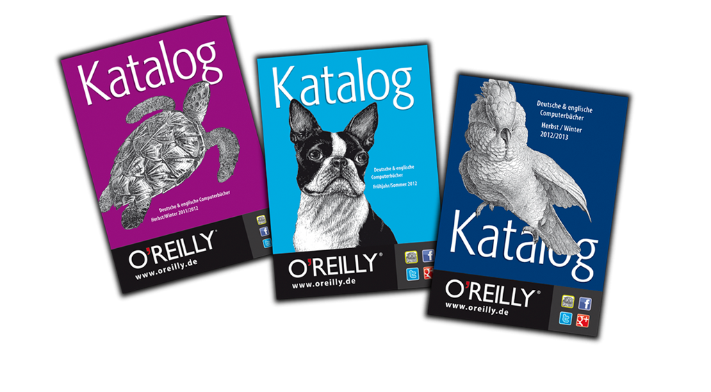 Halbjahreskataloge für den O'Reilly-Verlag