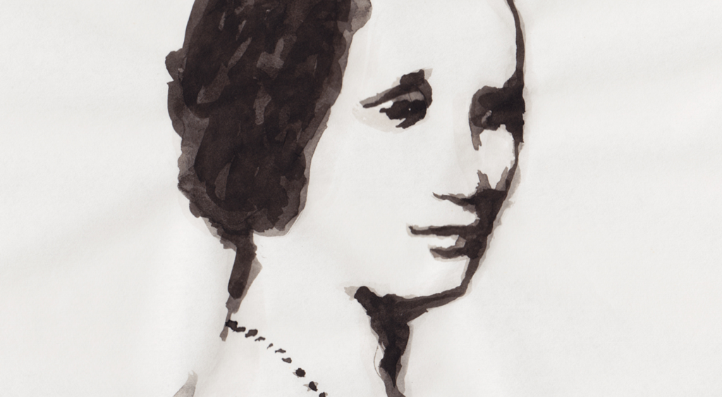 Aquarellportrait: »Portrait Ada Lovelace